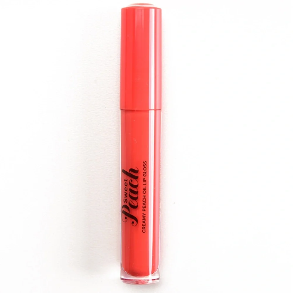 Too Faced Sweet Peach Creamy Peach Oil Lip Gloss Tickle-Me-Peach New in Box